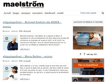 Tablet Screenshot of maelstrommagazine.fr